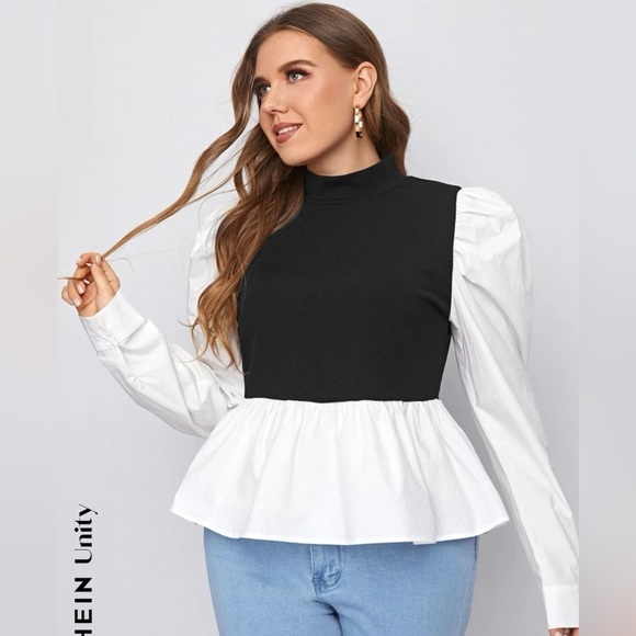 ‘SHEIN Curve Ruffle Hem Top’ 🔥 - Picture 1 of 7